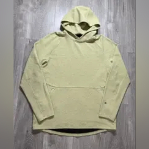 Lululemon At Ease Hoodie - Men's Small Tea Green Hooded Sweater - Picture 3 of 16